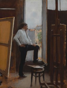 スタジオで 作： Jean Beraud